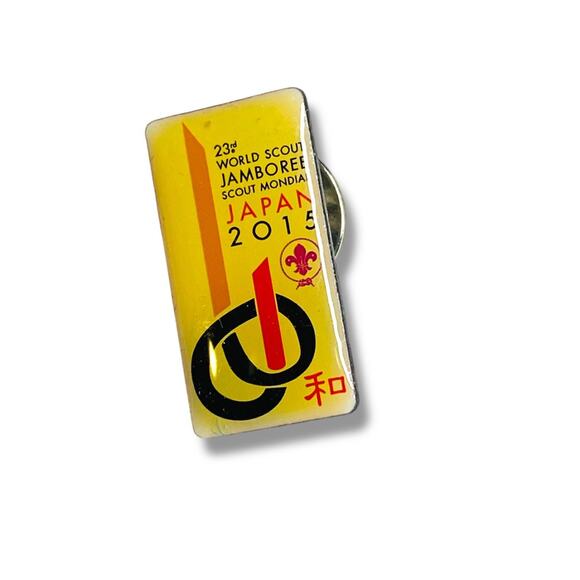 2015 Japan 23rd World Scout Jamboree Unity 1" Lapel Pin - Picture 1 of 5